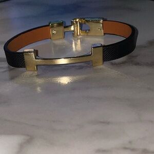 Gold and Black Bracelet